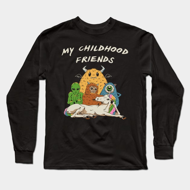 Imaginary Friends Club Long Sleeve T-Shirt by Vincent Trinidad Art